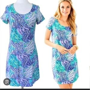 Lilly Pulitzer Blue and Green Dress